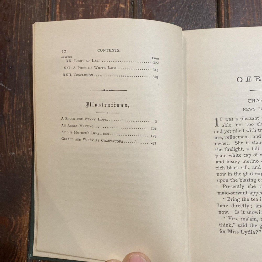 Gerald: A Story of To-Day by Emma Leslie 1881‎ Hardcover Book - VERY RARE - Picture 12 of 16